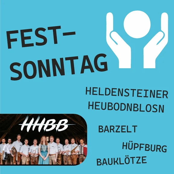 Festsonntag 10.05.2026 150 Jahre Freiwillige Feuerwehr Wurmsham Heldensteiner Heubodnblosn Barzelt Hüpfburg Bauklötze